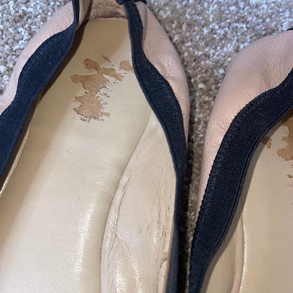 Michael Kors Dixie Nude Leather Bow Ballet Flats patent leather tan SZ 8.5 - Picture 3 of 8